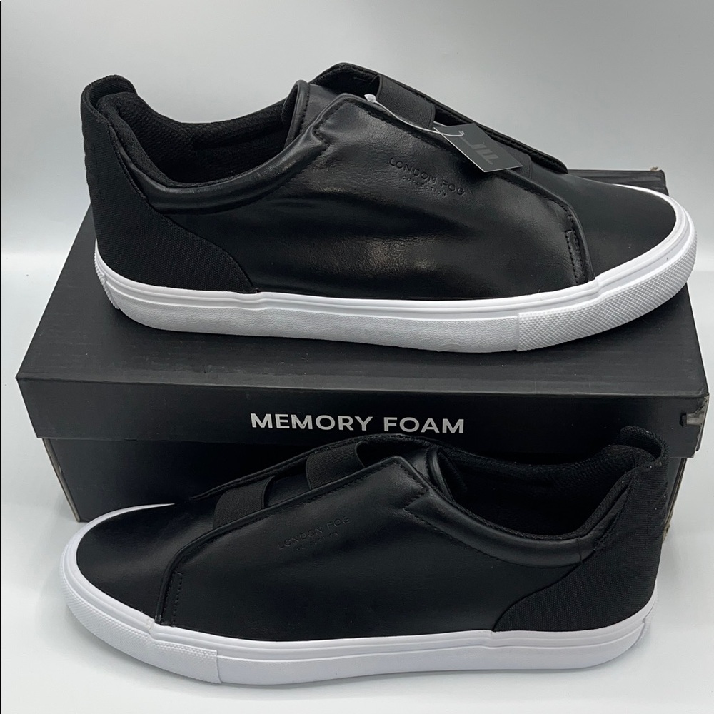 ✨NEW✨London Fog Men's Black and White Sneakers